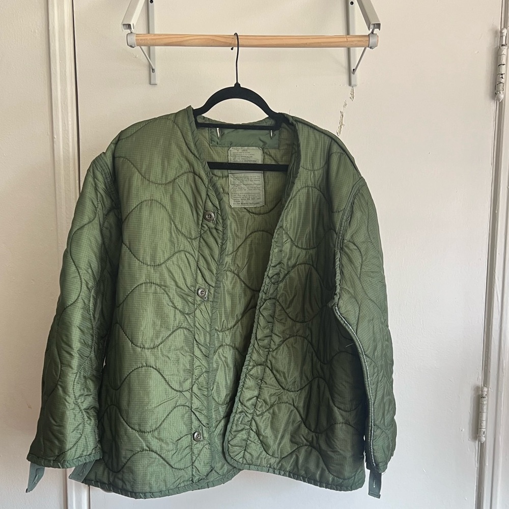 Vintage Army Green Liner Jacket
